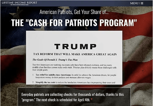 What Is The Cash For Patriots Program?